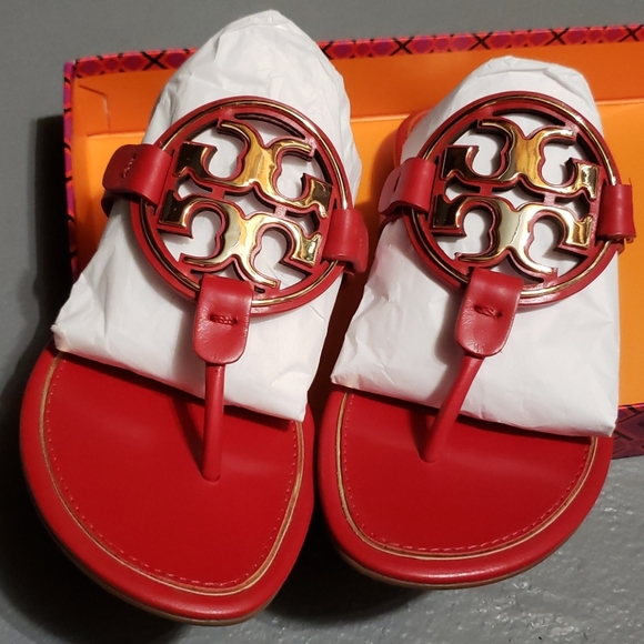 Tory Burch Metal Miller Sandals - Picture 9 of 10